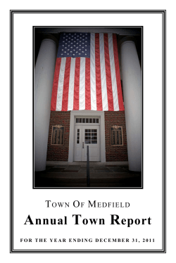 downloadable - Town of Medfield