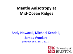 Mantle anisotropy at mid