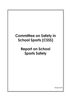 School Sports Safety Report