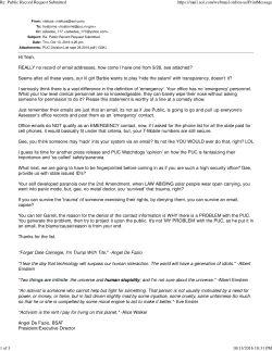 EMERGENCY contact resources