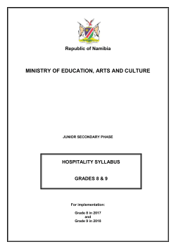 ministry of education, arts and culture