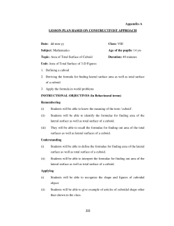 Appendix-A LESSON PLAN BASED ON