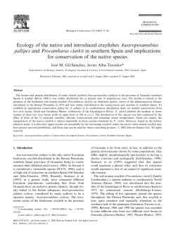 Ecology of the native and introduced crayfishes