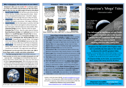Chepstow Tides - Chepstow Town Council