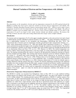 Diurnal Variation of Electron and Ion Temperatures with Altitude