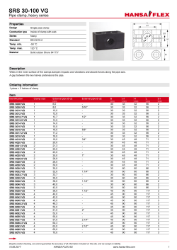 SRS 30-100 VG - hansa-flex