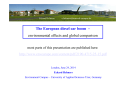 diesel car boom - London Air Quality Network