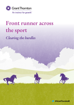 Front runner across the sport