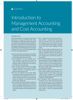 Introduction to Management Accounting and Cost - Wiley-VCH