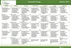 monthly program calendar