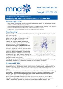 Breathing and motor neurone disease: an