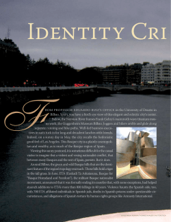 Bilbao, Spain, you have a bird`s eye view of this elegant and eclectic