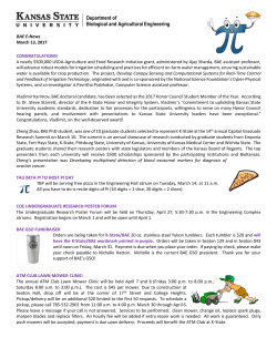 03-13-2017 - Biological and Agricultural Engineering