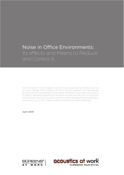 Noise in Office Environments