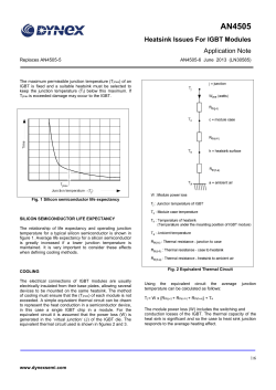 Heatsink Issues for IGBT Modules