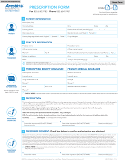 prescription form