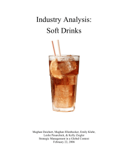 Industry Analysis: Soft Drinks