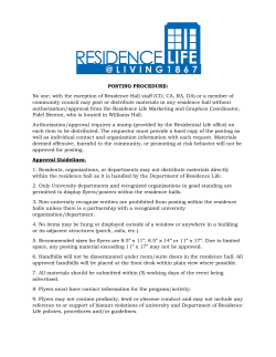 POSTING PROCEDURE - Fayetteville State University