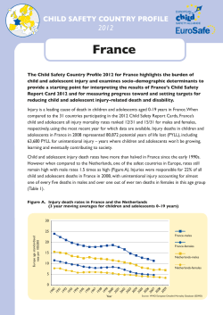 Country profile for France 2012 - European Child Safety Alliance