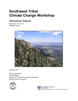 Southwest Tribal Climate Change Workshop - www7
