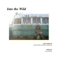 Into the Wild - Portland Public Schools