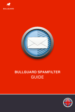 bullguard spamfilter guide
