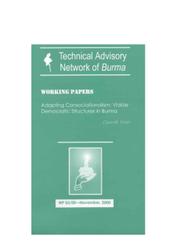 Adapting Consociationalism