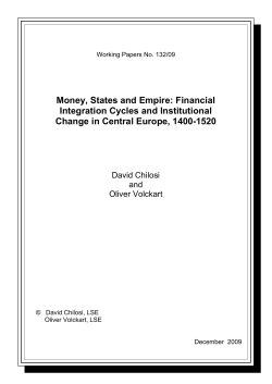Money, States and Empire: Financial Integration Cycles and