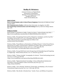 Stefka H. Hristova - Michigan Technological University