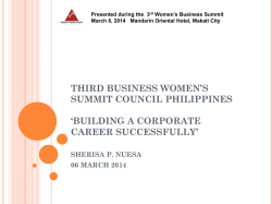 building a corporate career successfully