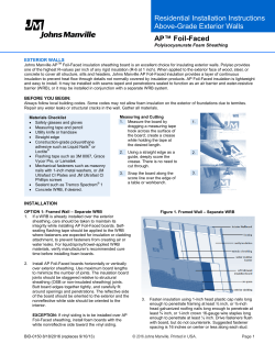 AP Foil Residential Installation Instructions - Above