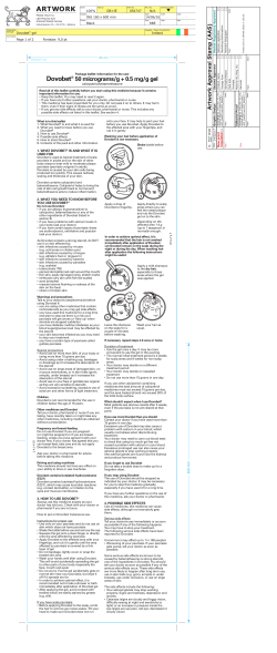 Dovobet&reg; 50 micrograms/g + 0.5 mg/g gel