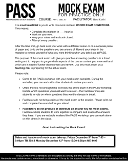 PSYC 2001 AT &ndash; Mock Final