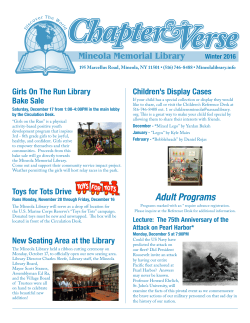 Current Printable Newsletter