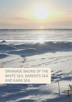 drainage basins of the white sea, barents sea and kara sea