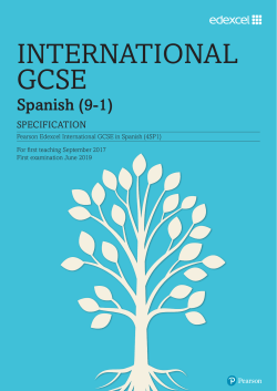international gcse - Edexcel
