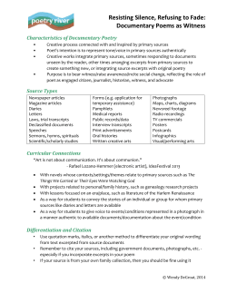 Resisting Silence, Refusing to Fade: Documentary