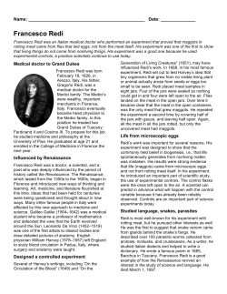 Francesco Redi - cloudfront.net