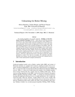 Unlearning for Better Mixing