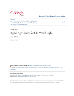 Digital-Age Claims for Old-World Rights