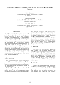 Incompatible Ligand-Residue Pairs in LacI Family