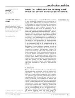 UROX 2.0: an interactive tool for fitting atomic models into electron
