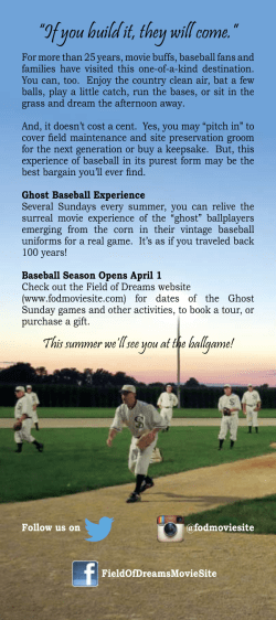 If you build it, they will come.