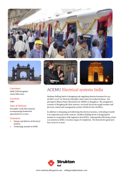 ACEMU Electrical systems India