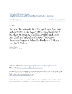 Review of Lewis and Clark Through Indian Eyes