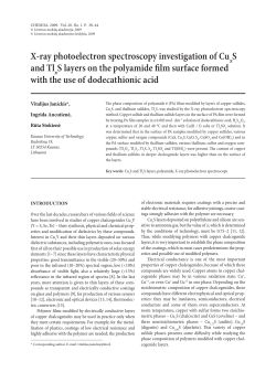 X-ray photoelectron spectroscopy investigation of Cu S and Tl S