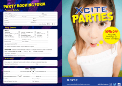 our Party Booklet
