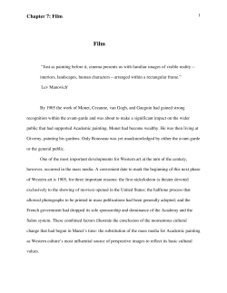 Chapter 7: Film