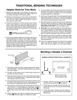 traditional bending techniques