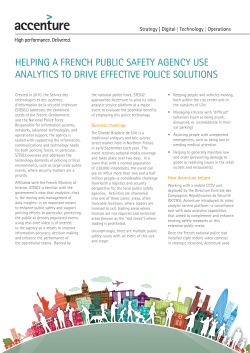 helping a french public safety agency use analytics to